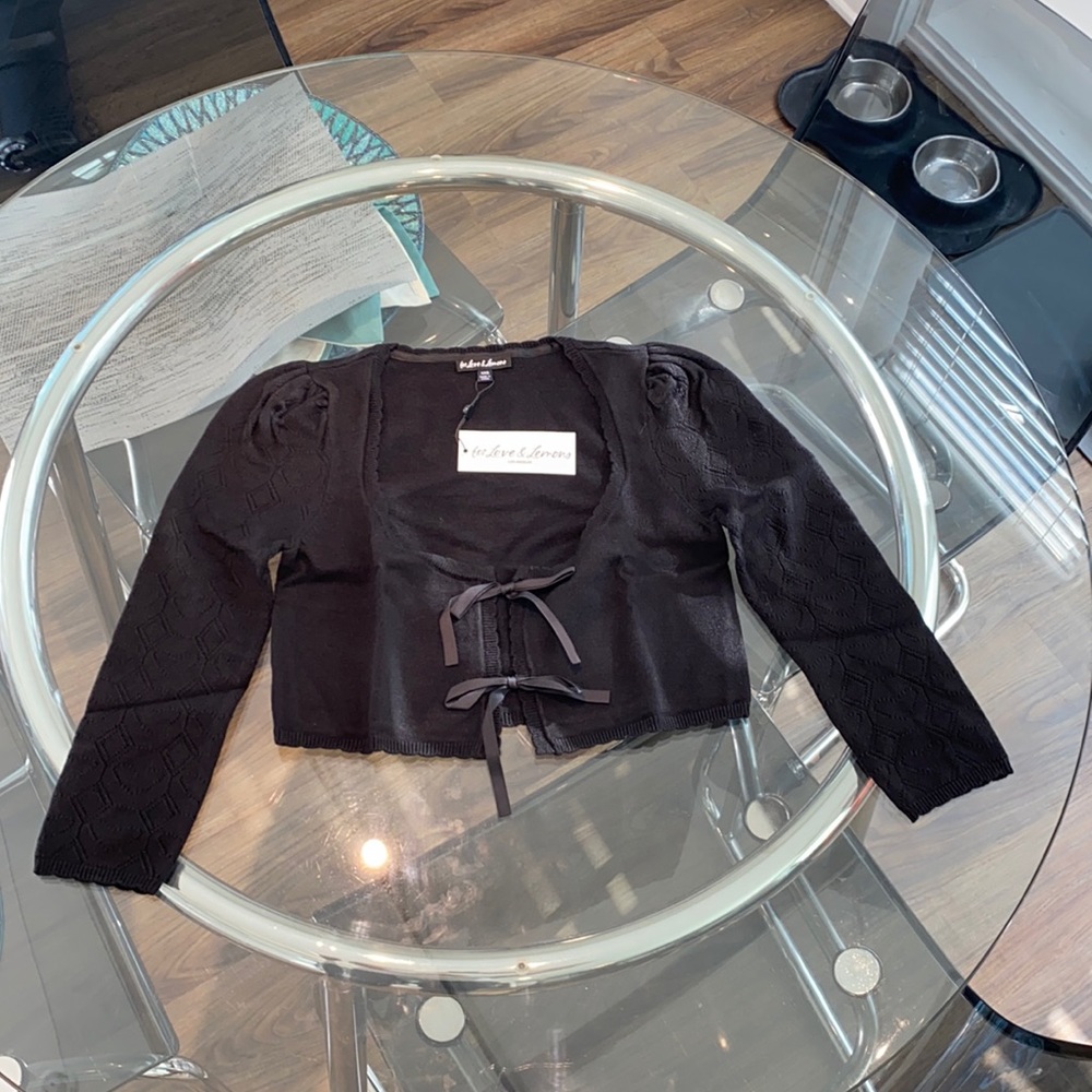 For love and lemons pointelle sweater